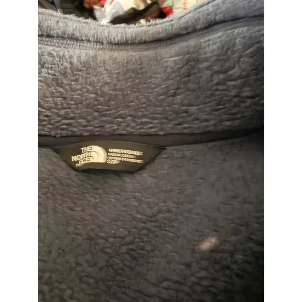 The North Face Mens S Blue Gordon Lyons 1/4 Zip Fleece Pullover Outdoor Gorpcore